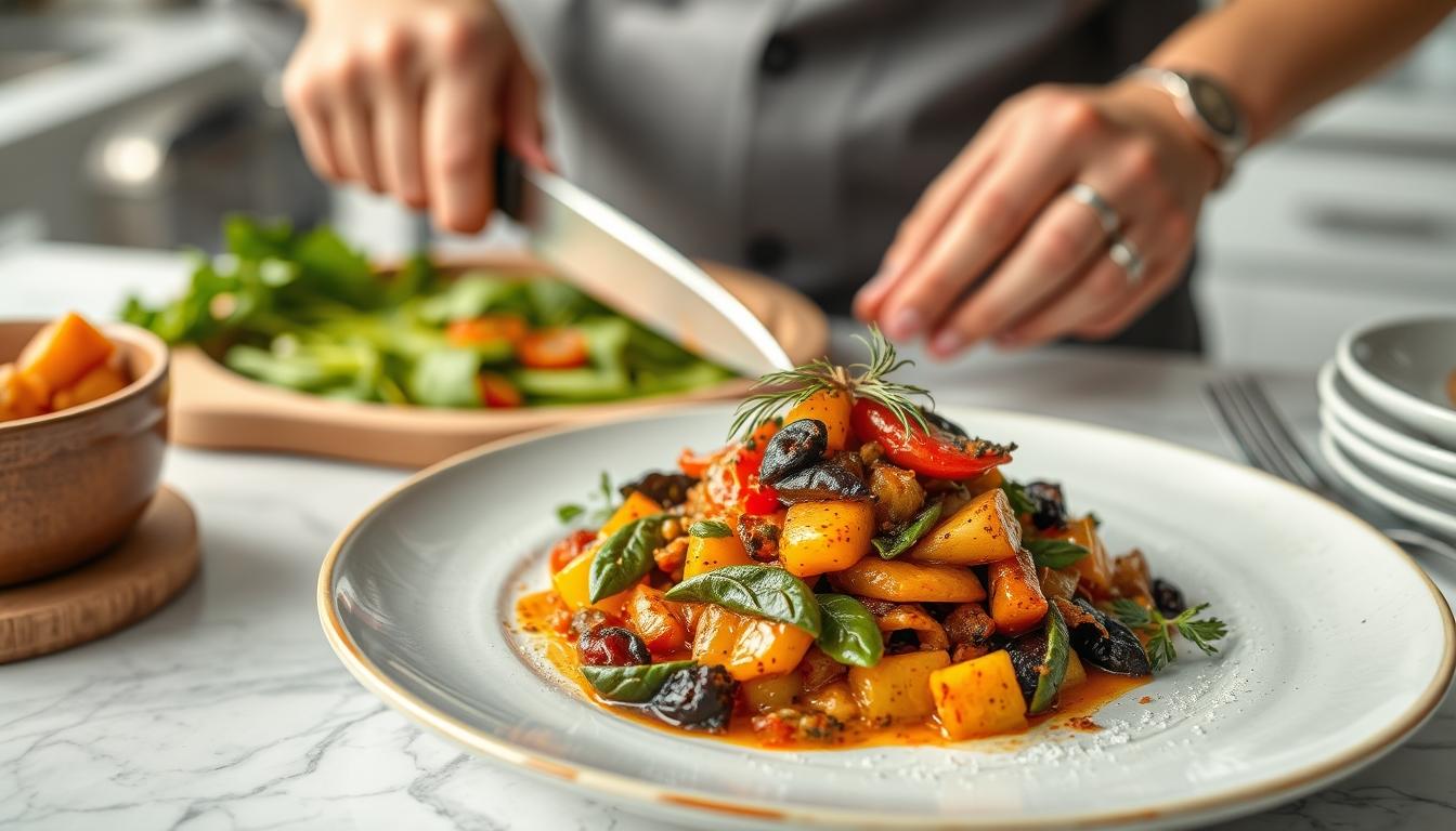 Freshly baked homemade cake in a kitchen setting