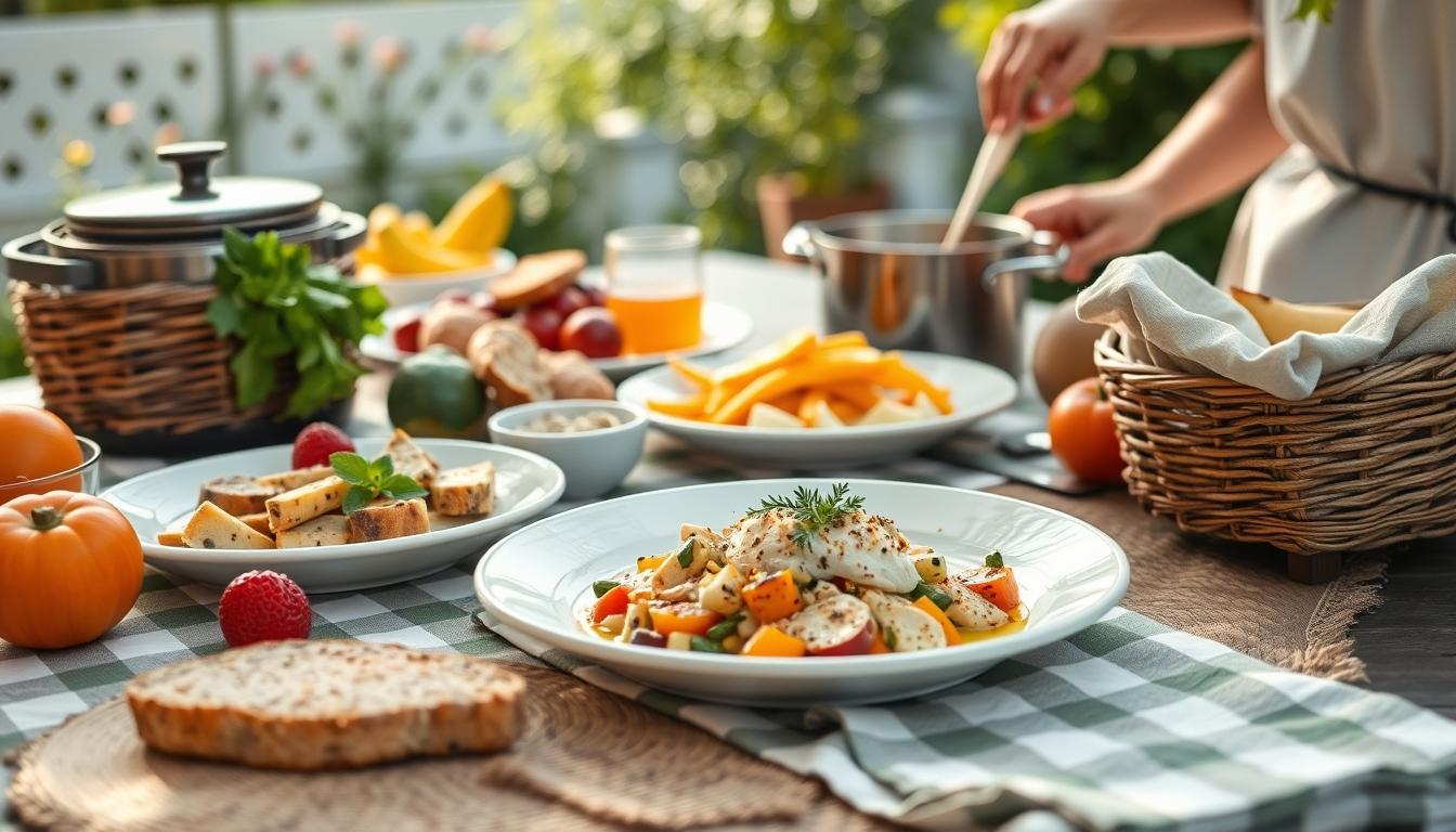 Healthy home cooking bowl