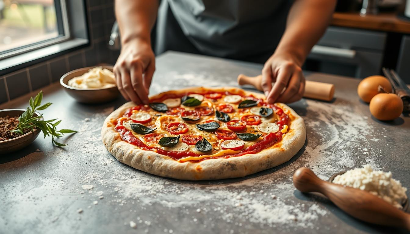 Seasonal meal prepared in a home kitchen